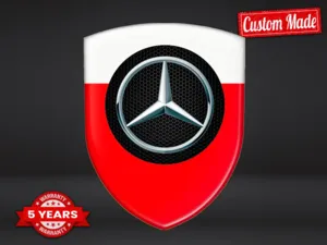 Mercedes Stoßsticker Druck Edition Anpassbar Robust
